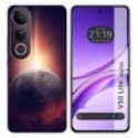 Funda Silicona para Vivo V50 Lite 4G / 5G diseño Tierra Dibujos