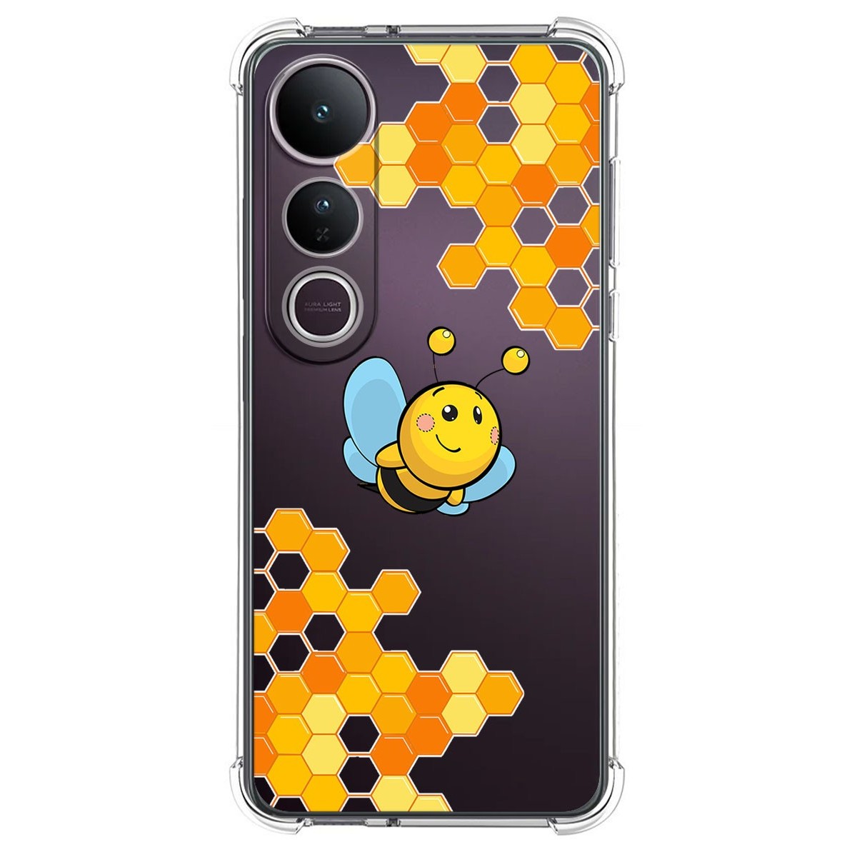 Funda Silicona Antigolpes para Vivo V50 Lite 4G / 5G diseño Abeja Dibujos