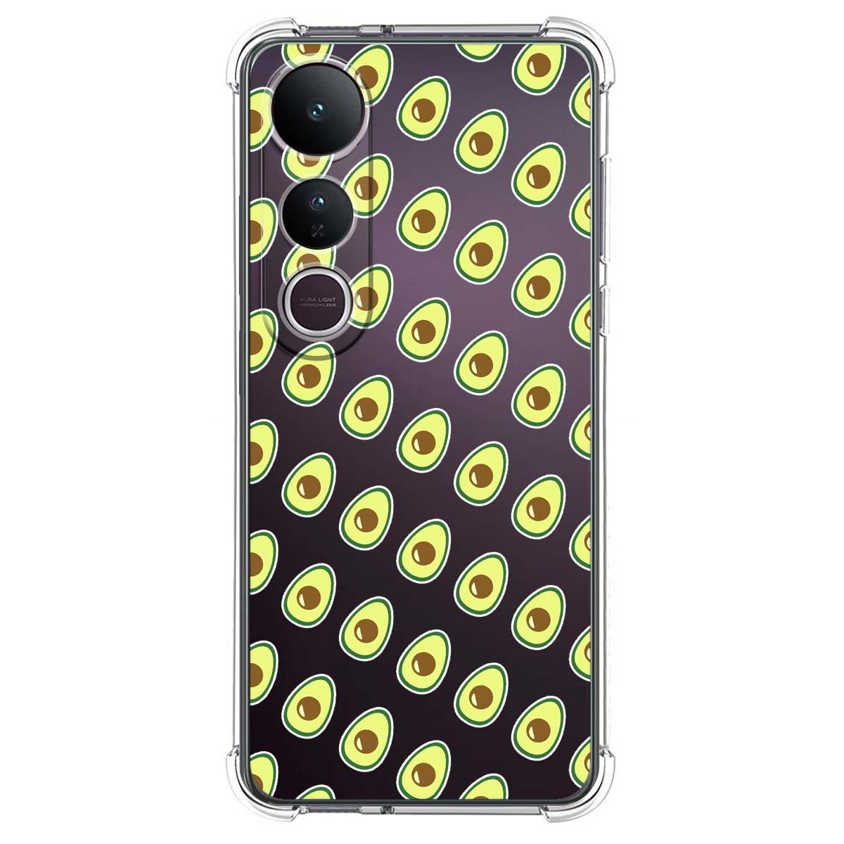 Funda Silicona Antigolpes para Vivo V50 Lite 4G / 5G diseño Aguacate Dibujos