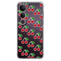Funda Silicona Antigolpes para Vivo V50 Lite 4G / 5G diseño Cerezas Dibujos