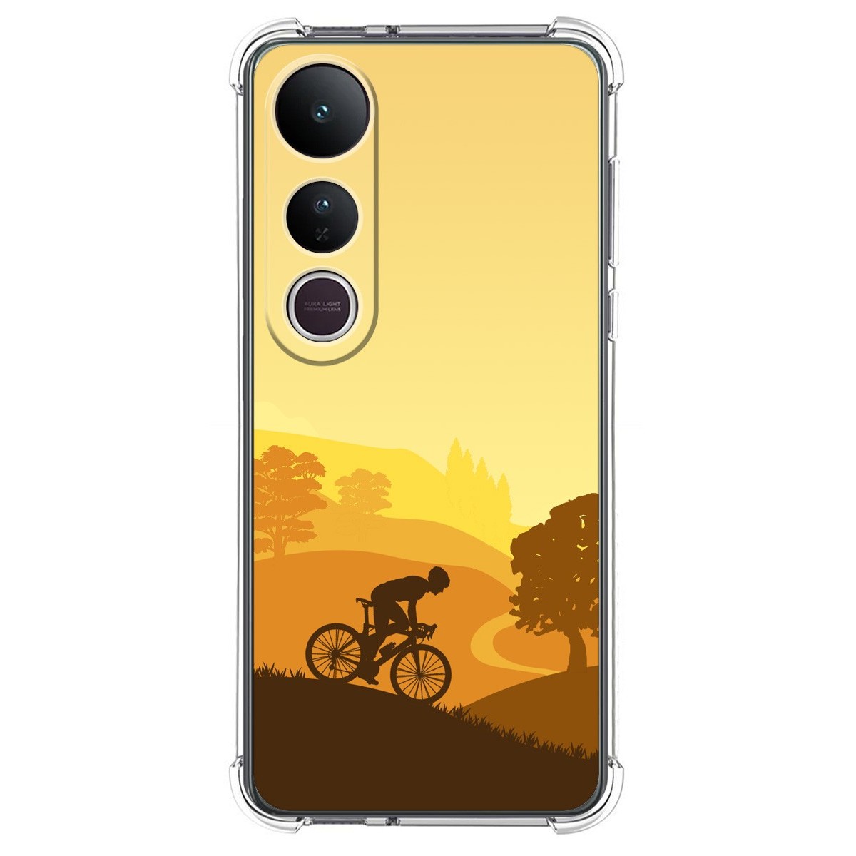 Funda Silicona Antigolpes para Vivo V50 Lite 4G / 5G diseño Ciclista Dibujos