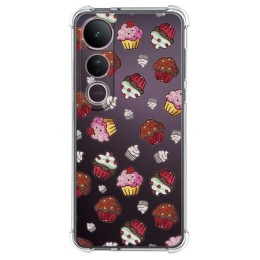 Funda Silicona Antigolpes para Vivo V50 Lite 4G / 5G diseño Muffins Dibujos