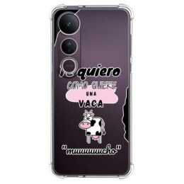 Funda Silicona Antigolpes para Vivo V50 Lite 4G / 5G diseño Vaca Dibujos