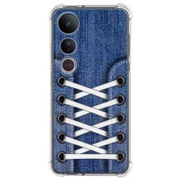 Funda Silicona Antigolpes para Vivo V50 Lite 4G / 5G diseño Zapatillas 01 Dibujos