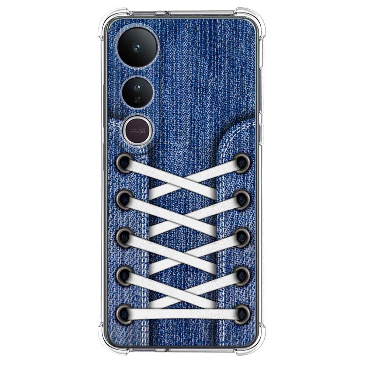 Funda Silicona Antigolpes para Vivo V50 Lite 4G / 5G diseño Zapatillas 01 Dibujos