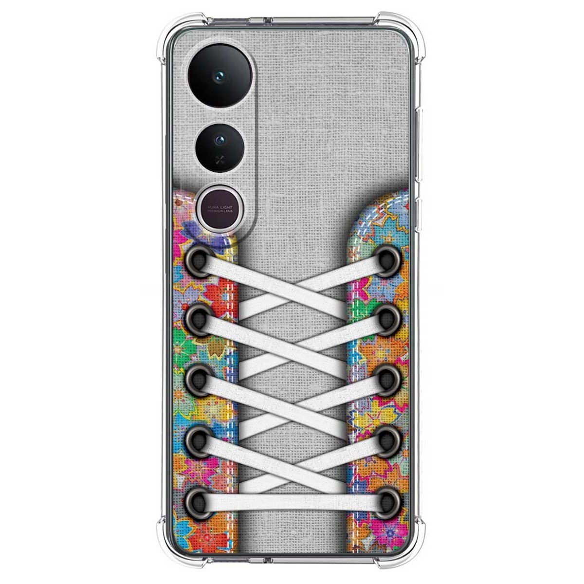 Funda Silicona Antigolpes para Vivo V50 Lite 4G / 5G diseño Zapatillas 04 Dibujos