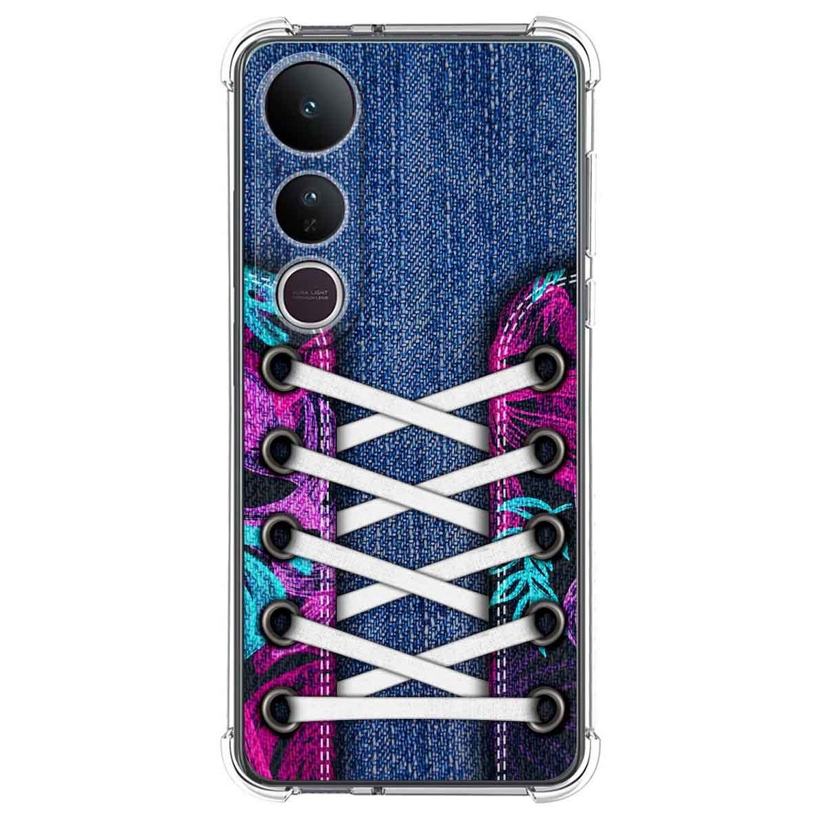 Funda Silicona Antigolpes para Vivo V50 Lite 4G / 5G diseño Zapatillas 06 Dibujos
