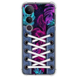 Funda Silicona Antigolpes para Vivo V50 Lite 4G / 5G diseño Zapatillas 07 Dibujos