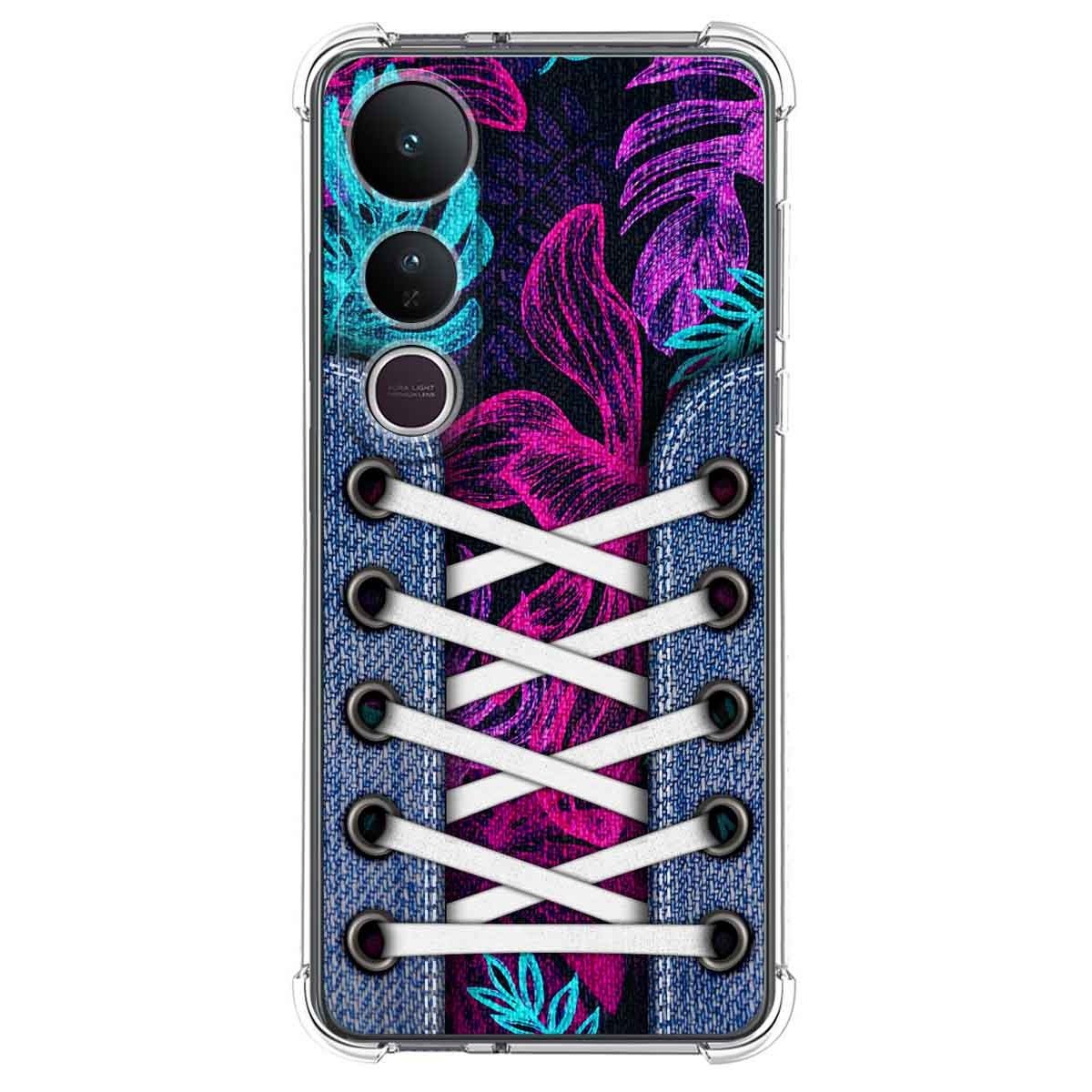 Funda Silicona Antigolpes para Vivo V50 Lite 4G / 5G diseño Zapatillas 07 Dibujos