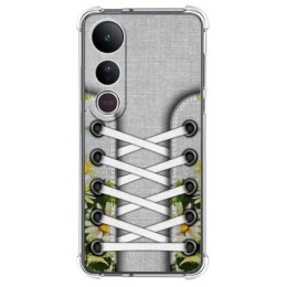 Funda Silicona Antigolpes para Vivo V50 Lite 4G / 5G diseño Zapatillas 08 Dibujos