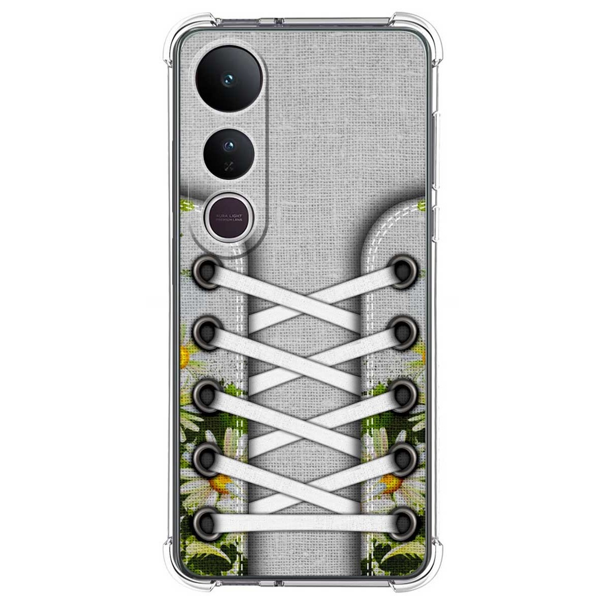 Funda Silicona Antigolpes para Vivo V50 Lite 4G / 5G diseño Zapatillas 08 Dibujos