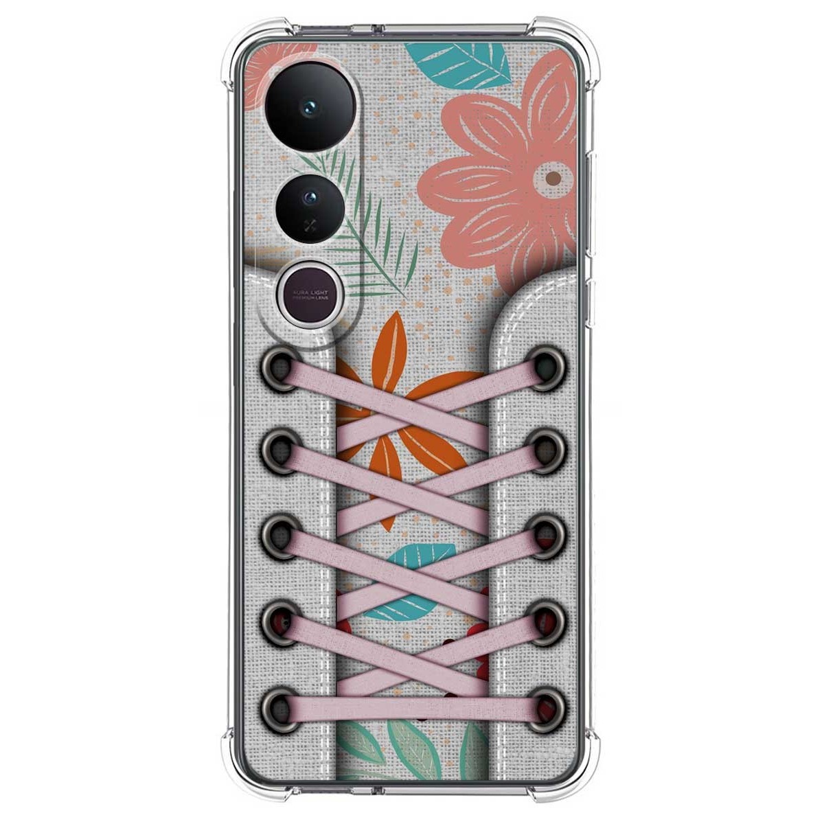 Funda Silicona Antigolpes para Vivo V50 Lite 4G / 5G diseño Zapatillas 09 Dibujos