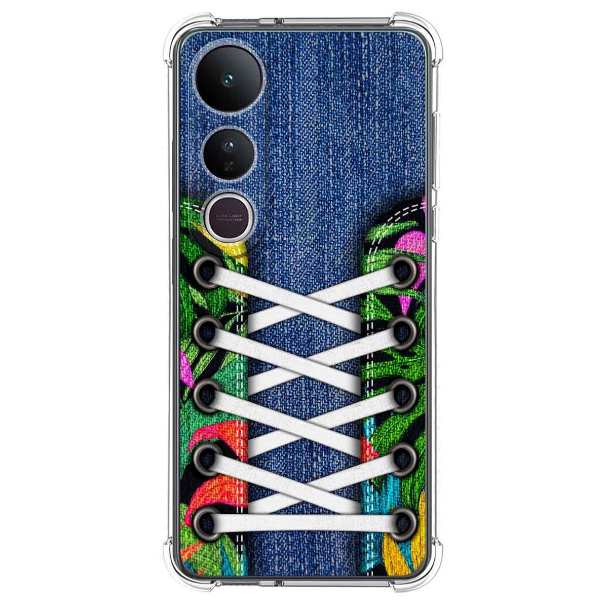 Funda Silicona Antigolpes para Vivo V50 Lite 4G / 5G diseño Zapatillas 13 Dibujos
