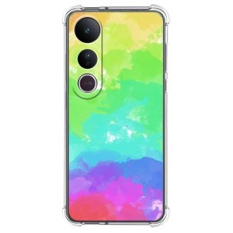 Funda Silicona Antigolpes para Vivo V50 Lite 4G / 5G diseño Acuarela 03 Dibujos