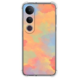Funda Silicona Antigolpes para Vivo V50 Lite 4G / 5G diseño Acuarela 08 Dibujos