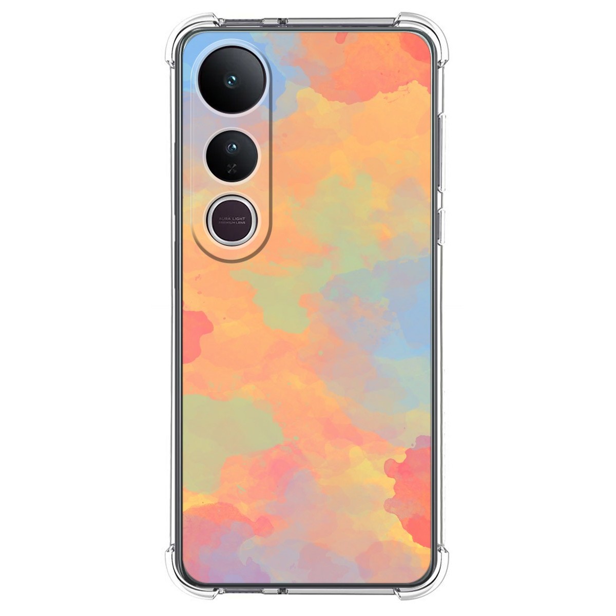 Funda Silicona Antigolpes para Vivo V50 Lite 4G / 5G diseño Acuarela 08 Dibujos