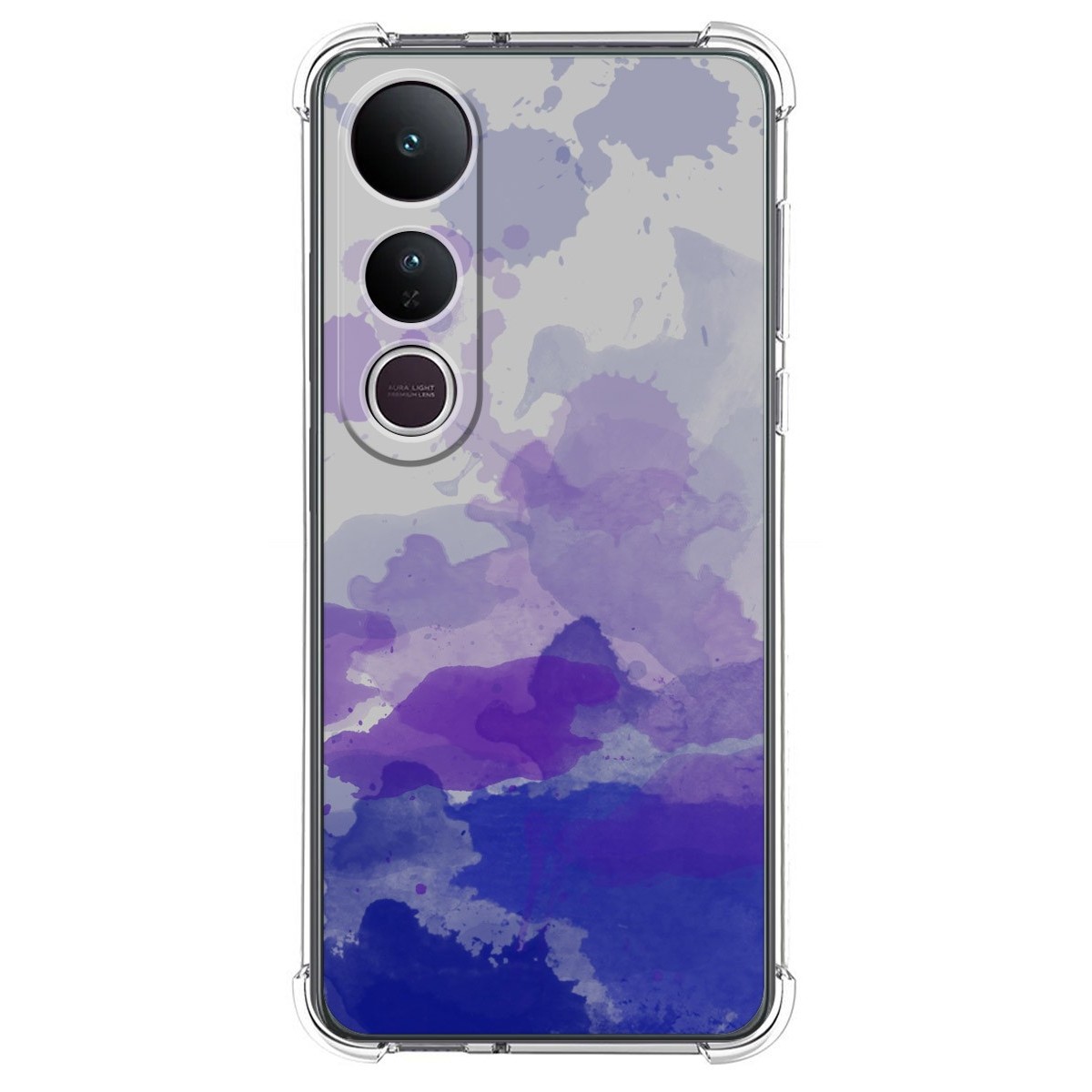 Funda Silicona Antigolpes para Vivo V50 Lite 4G / 5G diseño Acuarela 09 Dibujos