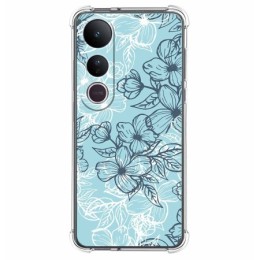 Funda Silicona Antigolpes para Vivo V50 Lite 4G / 5G diseño Flores 03 Dibujos