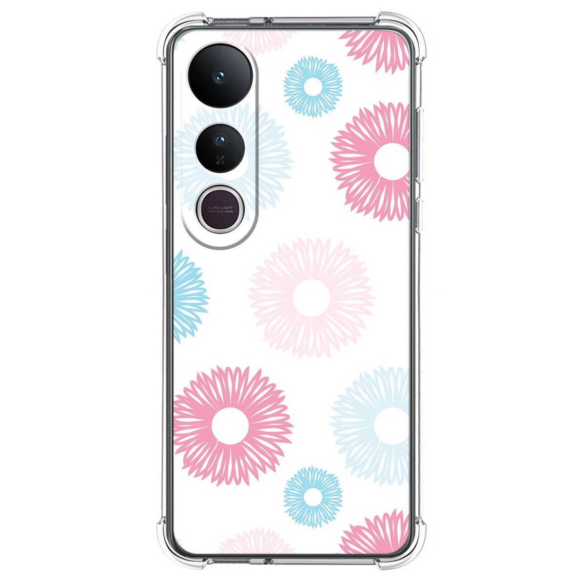 Funda Silicona Antigolpes para Vivo V50 Lite 4G / 5G diseño Flores 06 Dibujos