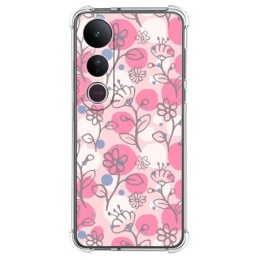 Funda Silicona Antigolpes para Vivo V50 Lite 4G / 5G diseño Flores 07 Dibujos
