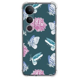 Funda Silicona Antigolpes para Vivo V50 Lite 4G / 5G diseño Flores 10 Dibujos