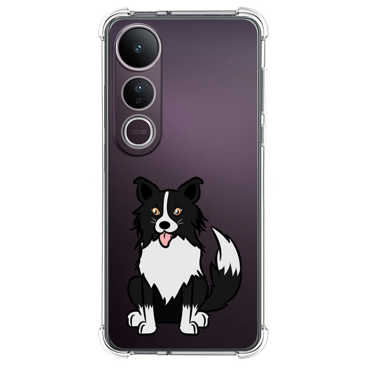 Funda Silicona Antigolpes para Vivo V50 Lite 4G / 5G diseño Perros 01 Dibujos