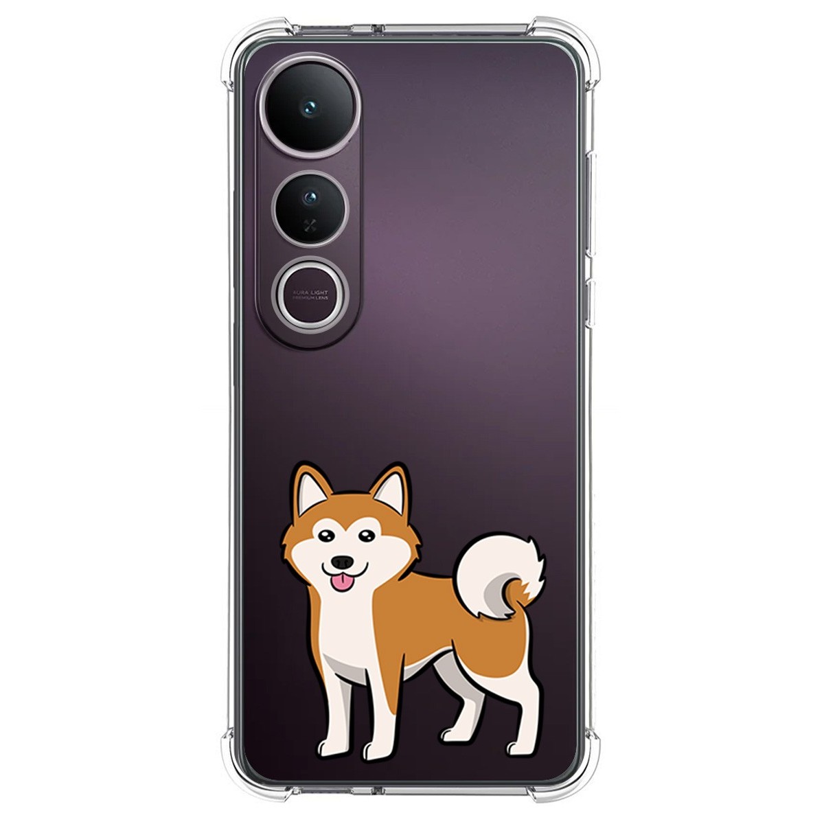 Funda Silicona Antigolpes para Vivo V50 Lite 4G / 5G diseño Perros 02 Dibujos