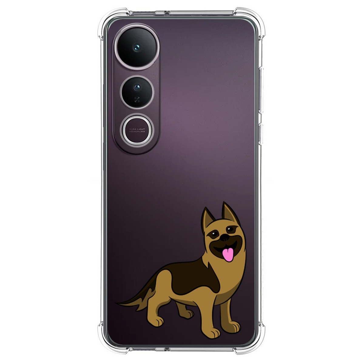 Funda Silicona Antigolpes para Vivo V50 Lite 4G / 5G diseño Perros 03 Dibujos