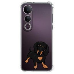 Funda Silicona Antigolpes para Vivo V50 Lite 4G / 5G diseño Perros 04 Dibujos