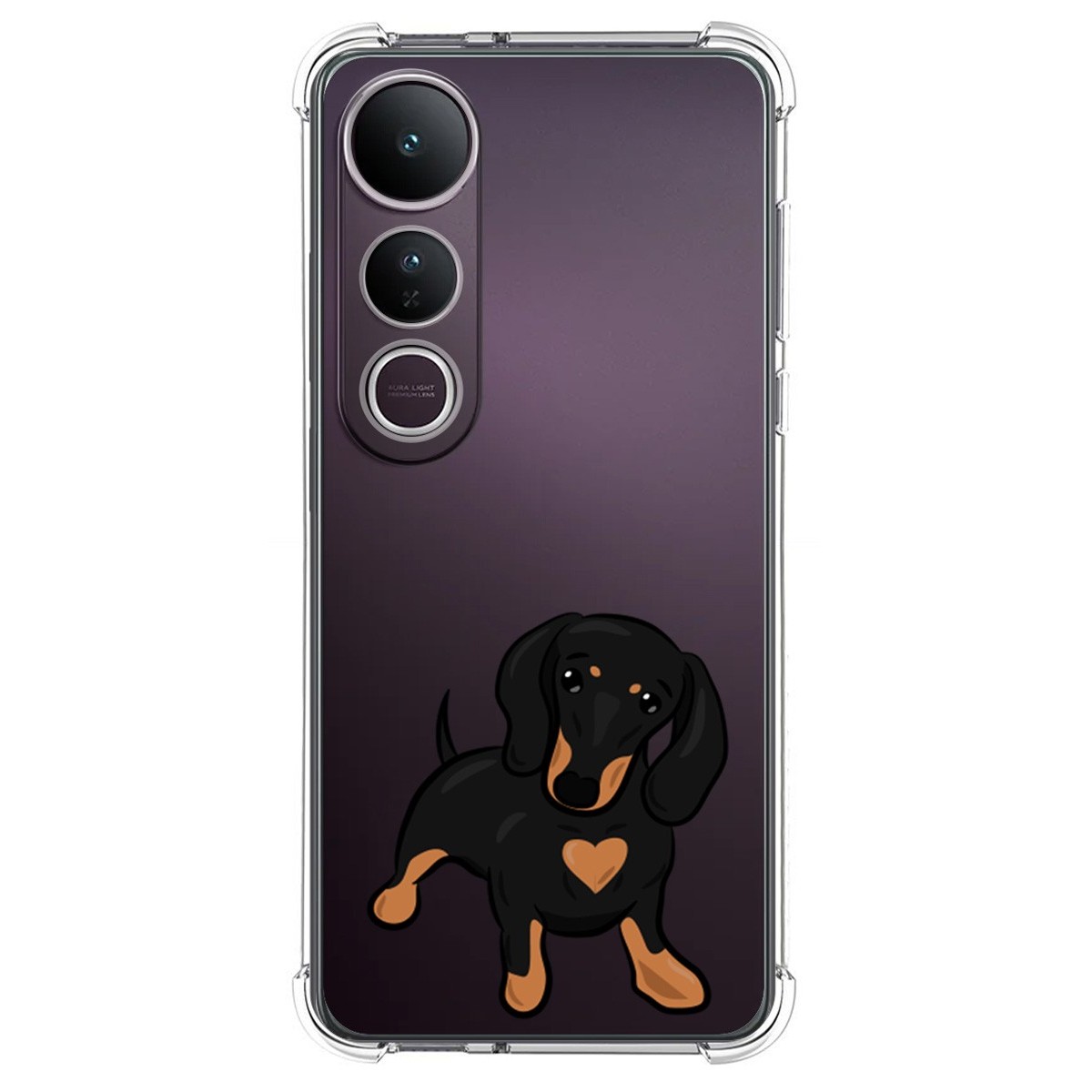 Funda Silicona Antigolpes para Vivo V50 Lite 4G / 5G diseño Perros 04 Dibujos