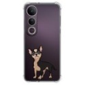 Funda Silicona Antigolpes para Vivo V50 Lite 4G / 5G diseño Perros 05 Dibujos