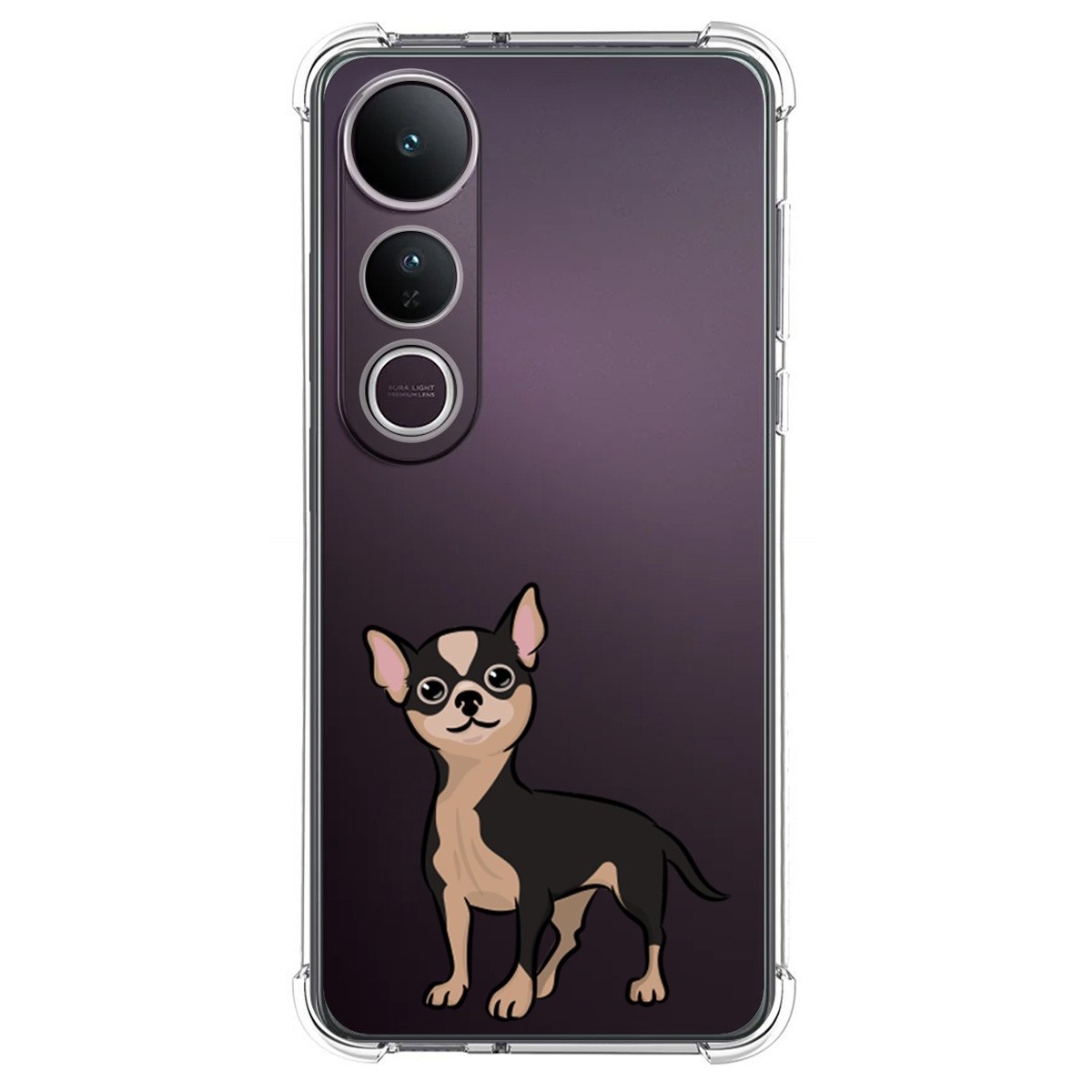 Funda Silicona Antigolpes para Vivo V50 Lite 4G / 5G diseño Perros 05 Dibujos