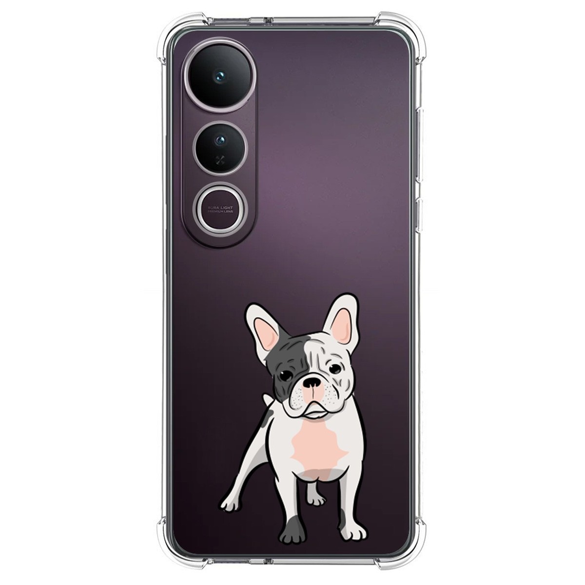 Funda Silicona Antigolpes para Vivo V50 Lite 4G / 5G diseño Perros 06 Dibujos