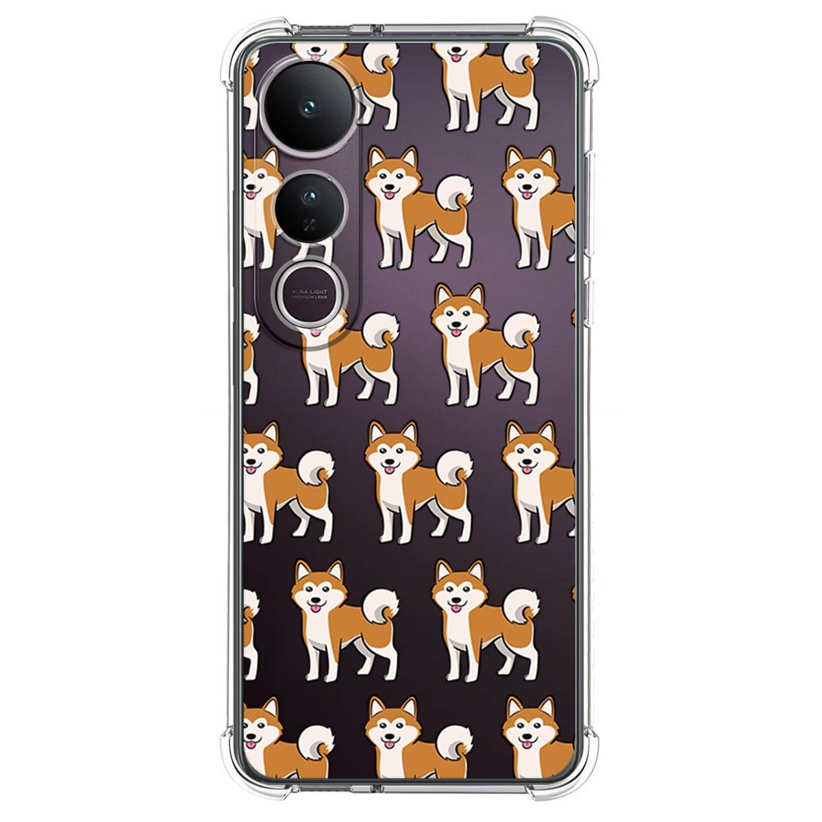 Funda Silicona Antigolpes para Vivo V50 Lite 4G / 5G diseño Perros 08 Dibujos