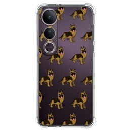 Funda Silicona Antigolpes para Vivo V50 Lite 4G / 5G diseño Perros 09 Dibujos