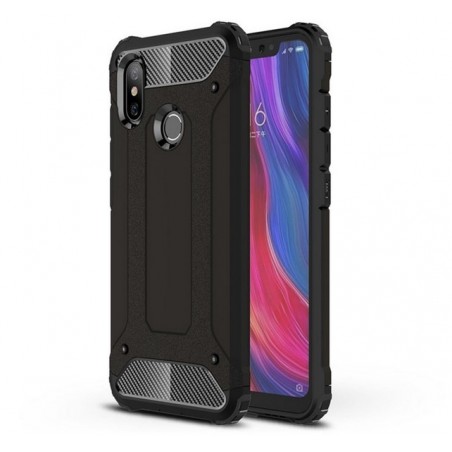 Funda Tipo Hybrid Tough Armor (Pc+Tpu) Negra para Xiaomi Redmi 6 Pro / Mi A2 Lite