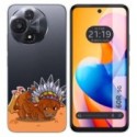 Funda Silicona Transparente para TCL 60R 5G diseño Bufalo Dibujos