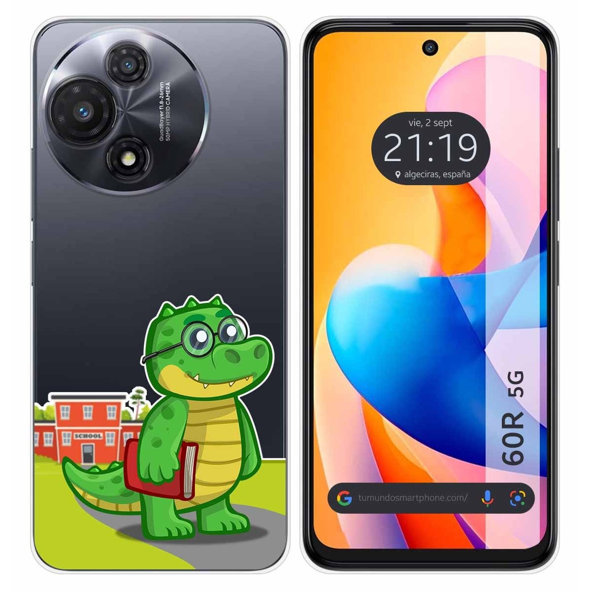 Funda Silicona Transparente para TCL 60R 5G diseño Coco Dibujos