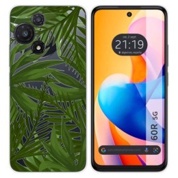 Funda Silicona Transparente para TCL 60R 5G diseño Jungla Dibujos