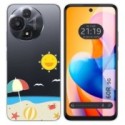 Funda Silicona Transparente para TCL 60R 5G diseño Playa Dibujos