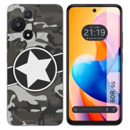 Funda Silicona para TCL 60R 5G diseño Camuflaje 02 Dibujos