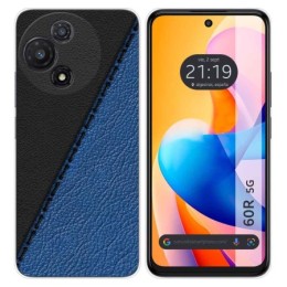 Funda Silicona para TCL 60R 5G diseño Cuero 02 Dibujos