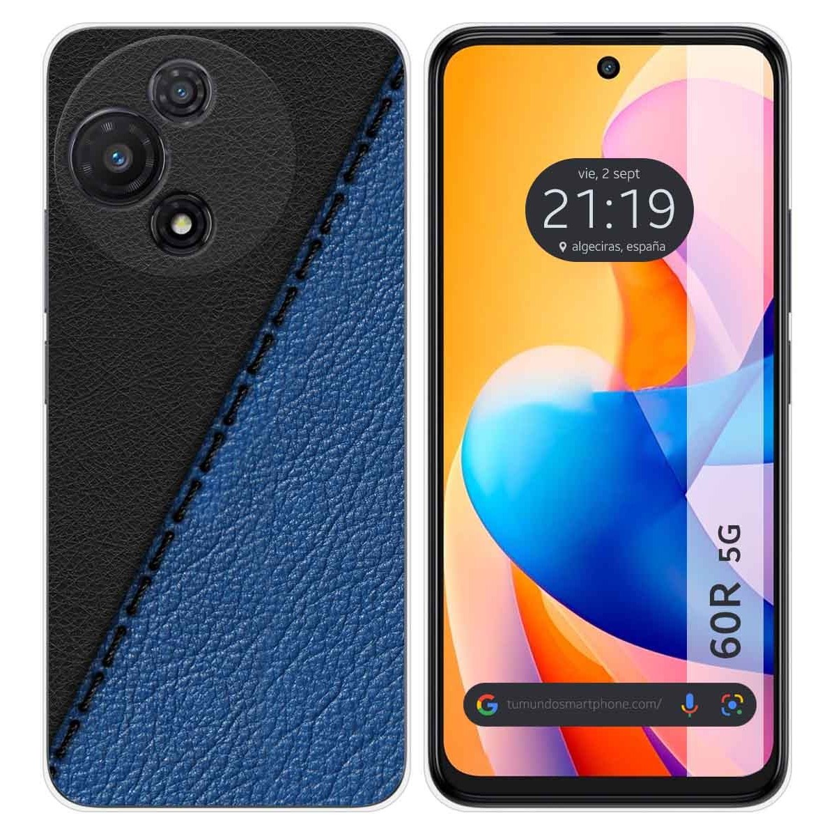 Funda Silicona para TCL 60R 5G diseño Cuero 02 Dibujos