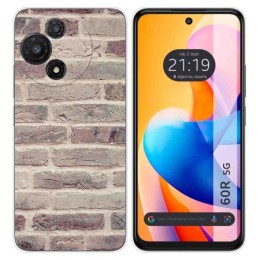 Funda Silicona para TCL 60R 5G diseño Ladrillo 01 Dibujos