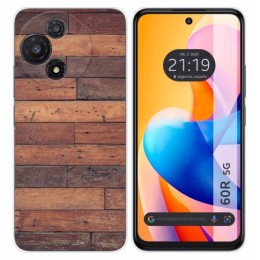 Funda Silicona para TCL 60R 5G diseño Madera 03 Dibujos