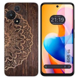 Funda Silicona para TCL 60R 5G diseño Madera 06 Dibujos