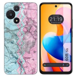 Funda Silicona para TCL 60R 5G diseño Mármol 08 Dibujos