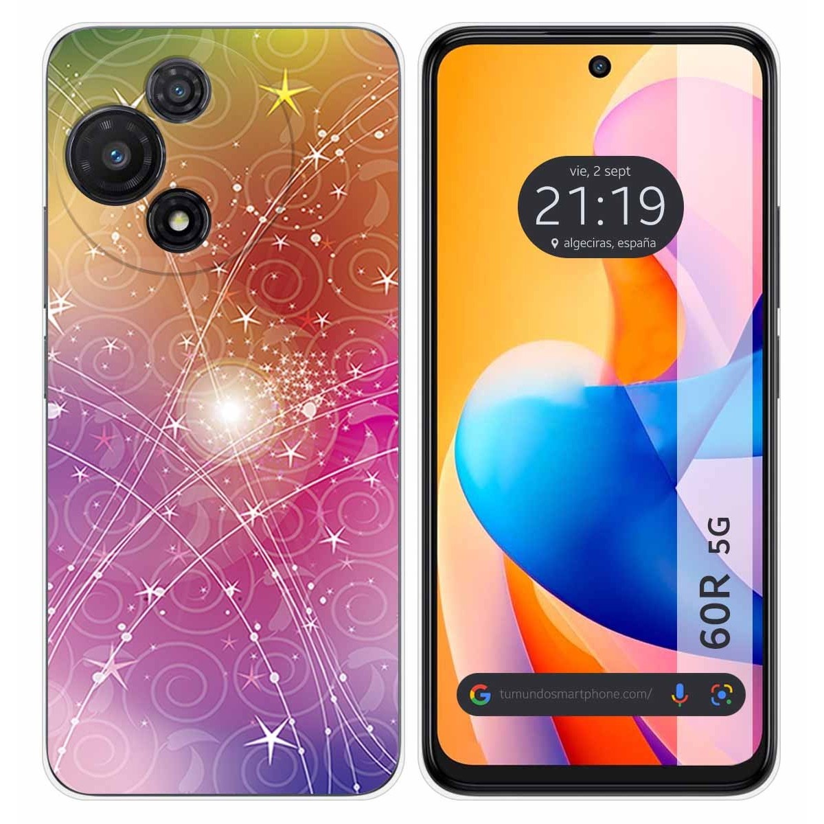 Funda Silicona para TCL 60R 5G diseño Abstracto Dibujos