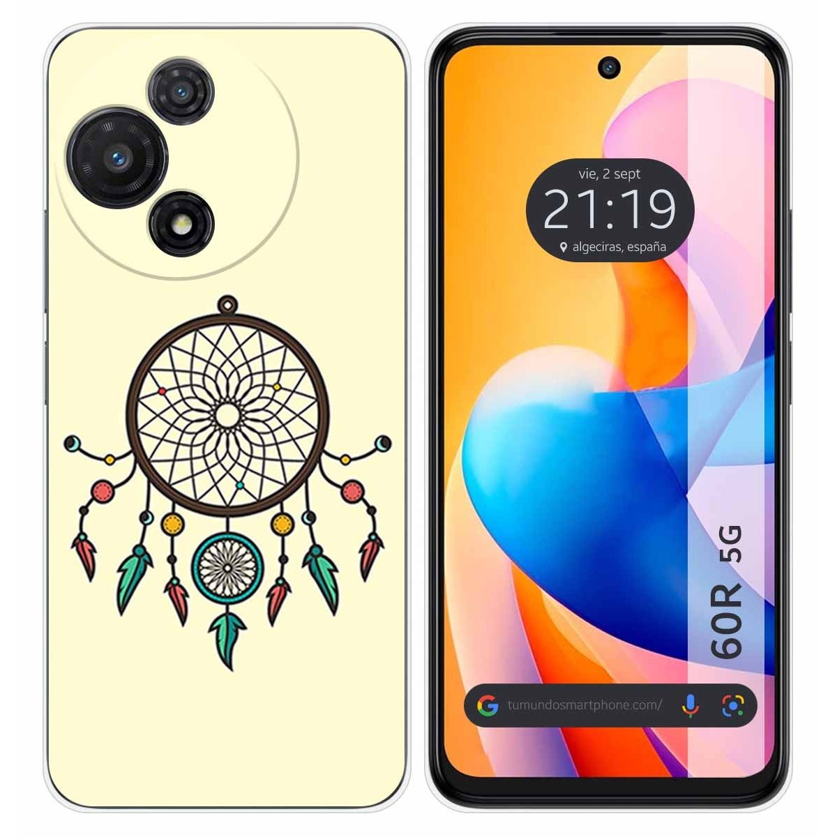 Funda Silicona para TCL 60R 5G diseño Atrapasueños Dibujos