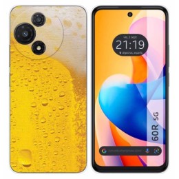 Funda Silicona para TCL 60R 5G diseño Cerveza Dibujos